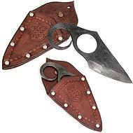 Madhammers Kovaný keltský nůž Dvouprstý s pochvou