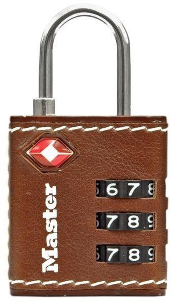 MasterLock TSA 4692EURDBRN Visací kombinační zámek pro zavazadla