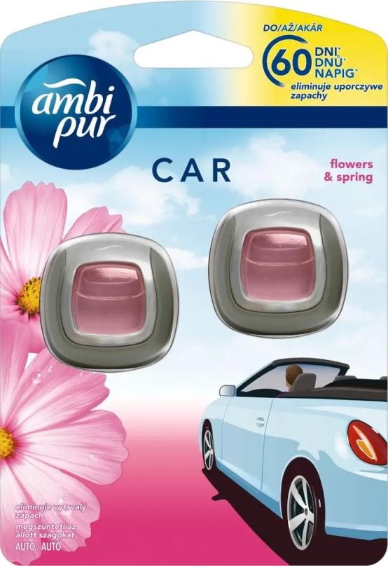 AMBI PUR Car Flower & Spring 2x2ml