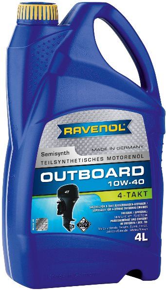 RAVENOL Outboardoel 4T SAE 10W-40; 4 L