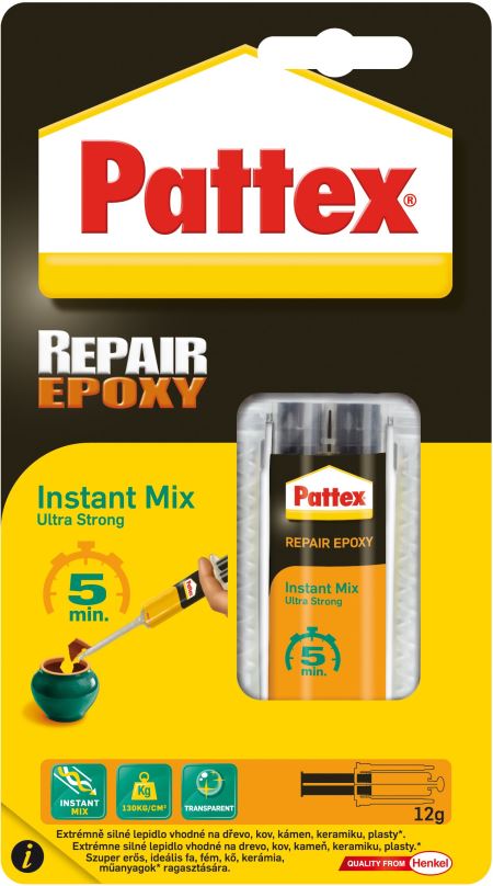 PATTEX Repair Epoxy Ultra Strong, epoxidové lepidlo 5 min 12 g