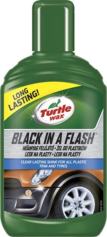 Turtle Wax GL Black in a Flash - lesk pro exter. plasty 300ml