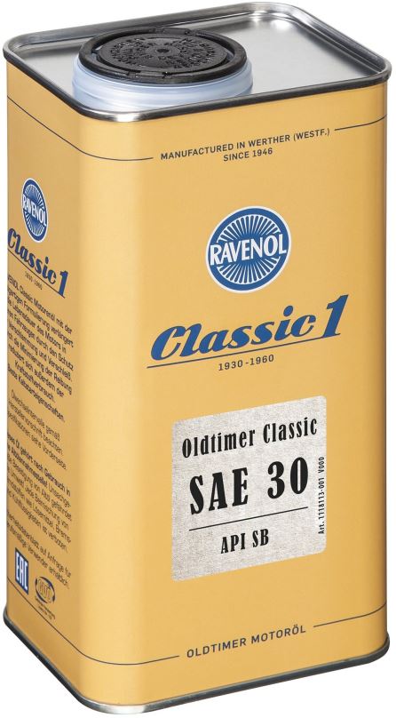 RAVENOL Oldtimer Classic SAE 30 API SB; 1 L