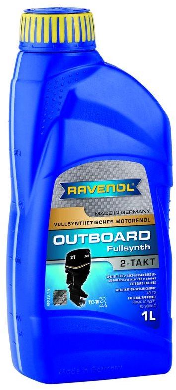 RAVENOL Outboardoel 2T Fullsynth.; 1 L